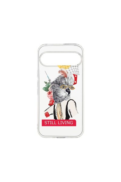 bestcase Husă transparentă din silicon de 2MM, compatibilă cu Google Pixel 9 ...