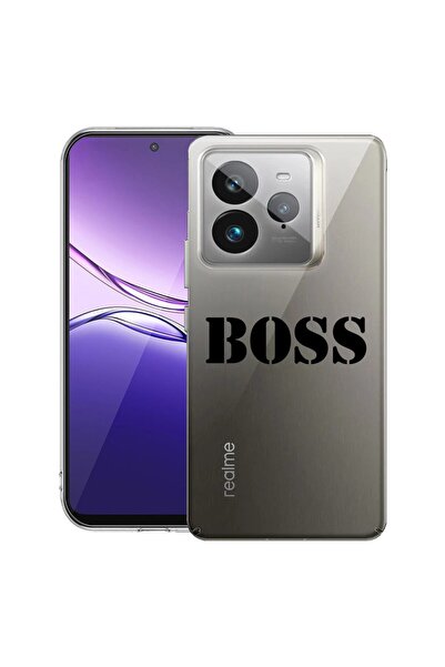 bestcase Калъф за Realme GT 7 Pro с дизайн  "Бос ", прозрачен тънък силиконов...