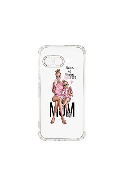 bestcase Калъф за Google Pixel 9a, BestCase® Anti Shock 1.5MM, Майка на момич...