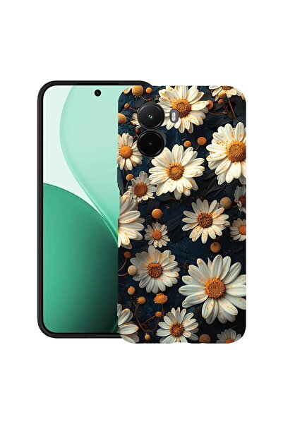 bestcase Υπέρλεπτη Θήκη TPU Συμβατή με Poco M7, με Σχέδιο 3D Μαργαρίτα, 31196...