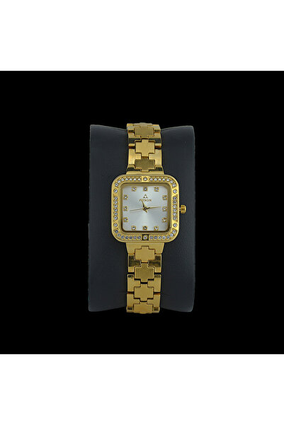 FITRON SQUARE WITH PREMIUM CRYSTALS 9962 L SILVER DIAL - WOMEN'S QUARTZ
