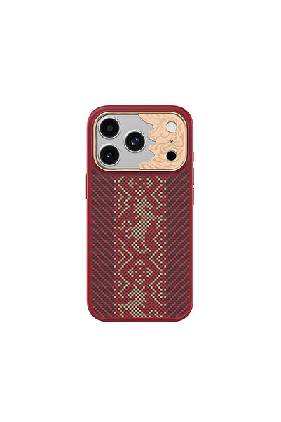 Benks iPhone 17 Pro Max Kılıf M-safe Uyumlu Karbon Fiber Knight ArmorPro Kevl...