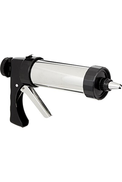 ARTC Cookie press and icing set DIY cookie maker and decorating Black/Silver