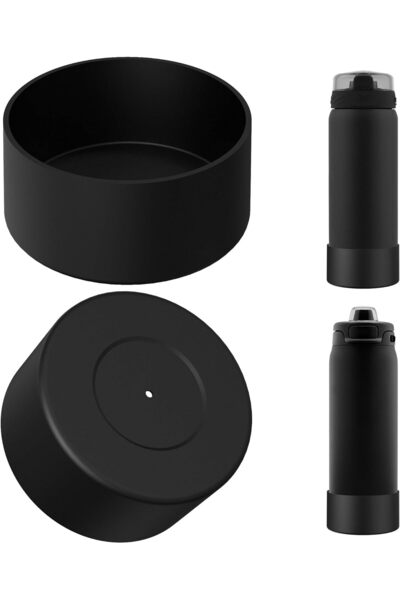 Linkidea Set de 2 protecții din silicon pentru bidoane de apă, compatibile cu...
