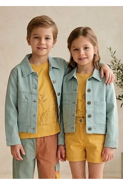 Ozmoz By Mukadder Özden %100 Pamuk Açık Mavi İnce Dokuma Yazlık Unisex Çocuk ...