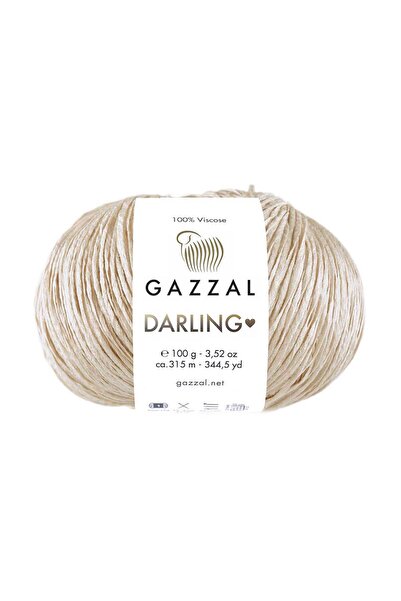 Gazzal Darling %100 Viskon El Örgü İpi 5’li Paket 500 Gr Parlak Yumuşak Yazlı...