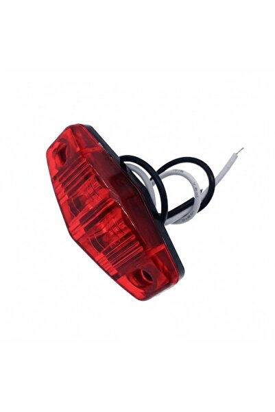 Xentech Light Set de 2 lumini de poziție laterale LED roșii pătrate 10-30V