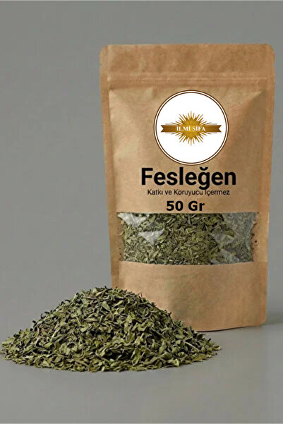 İLMİ ŞİFA Fesleğen (Kuru Fesleğen – Basil) Doğal Baharat 50 Gr