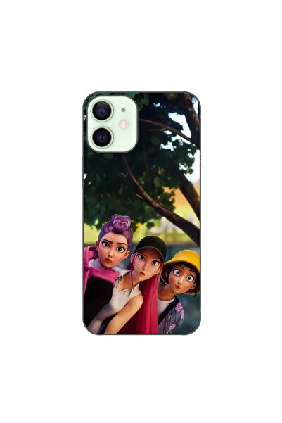 OEM Husa compatibila cu Apple iPhone 12 Mini Silicon Gel Tpu Model KPop Demon...