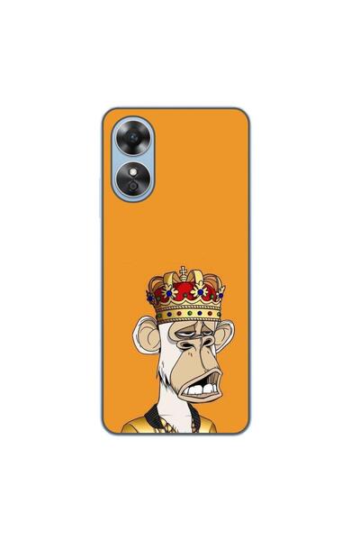 OEM Husa compatibila cu Oppo A17 Silicon Gel Tpu Model NFT Royal Ape