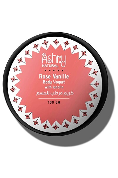 Ashry NATURAL Aschiri Natural Moisturizing Body Yogurt Cream (Rose Vanilla)