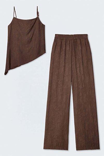 Sateen Leila Set - Coffee