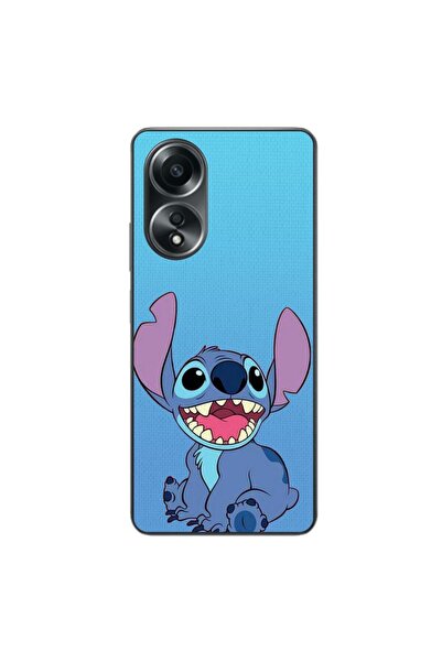 OEM Husa compatibila cu Oppo A58 4G Silicon Gel Tpu Model Stitch Blue