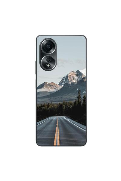 OEM Husa compatibila cu Oppo A58 4G Silicon Gel Tpu Model Mountain Road