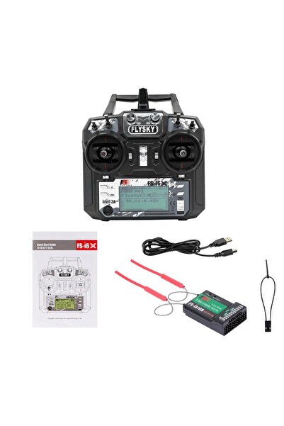 FLYSKY FS-i6X 2.4Ghz 10 Kanal Dijital Kumanda Seti (FS-iA10B i-Bus Alıcı Dahil)