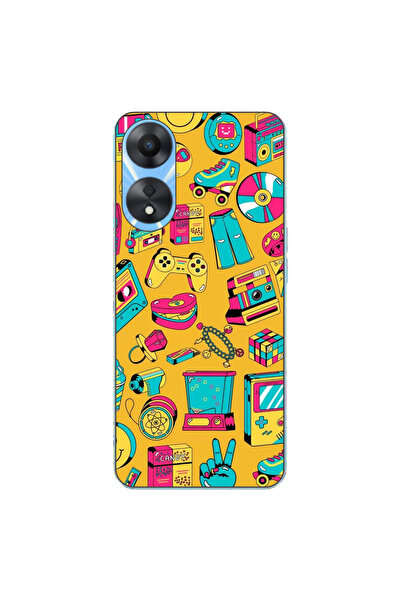 OEM Husa compatibila cu Oppo A78 5G (CPH2483) Silicon Gel Tpu Model Pop Art V...