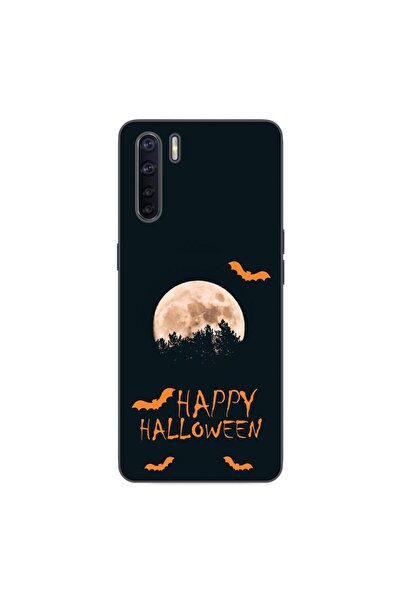OEM Калъф, съвместим с Oppo A91, силиконов гел TPU, с десен  "Честит Хелоуин ...