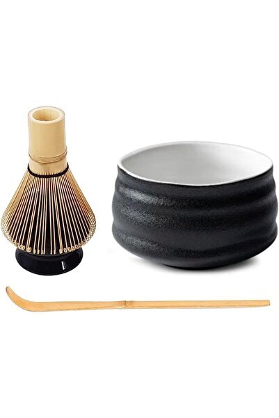 Arabest 4-Piece Matcha Tea Set,Traditional Bamboo Whisk,Whisk Holder,Tea Scoo...