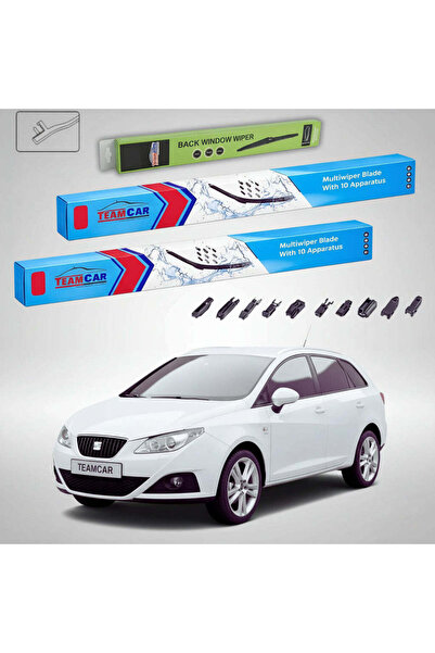 TEAMCAR Υαλοκαθαριστήρες Seat Ibiza ST 6J8 2010-2011 |   Σετ Επίπεδων Στηριγμ...