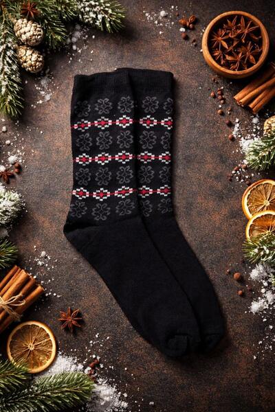 your trend socks 12 Çift Kadın Soket Çorap, Terletmeyen, Kokusuz, Pamuklu Çorap - Karışık Renk/Desen - Mevsimlik