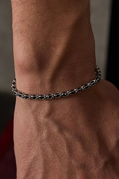 Ricco Jewellery 14 K Beyaz Altın Kaplama 925 Ayar Gümüş Faset Oniks Talon Bil...