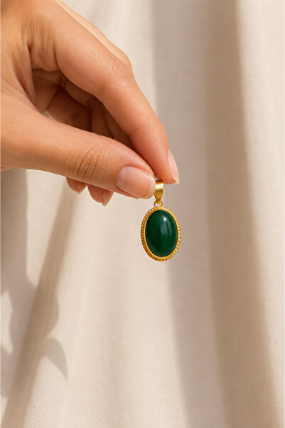 Zeynepli gold & jewelry 14 AYAR ALTIN MARDİN İŞİ OVAL KOLYE UCU