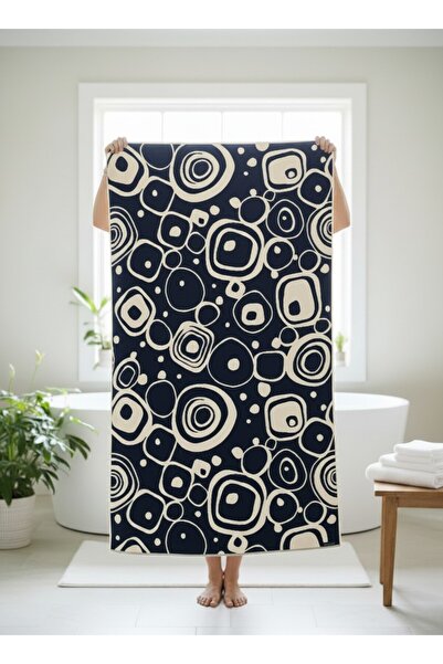 SAVESSA Shapes Series Bath Towel 90X150 cm - 100% Cotton - Thick - Extra Soft...