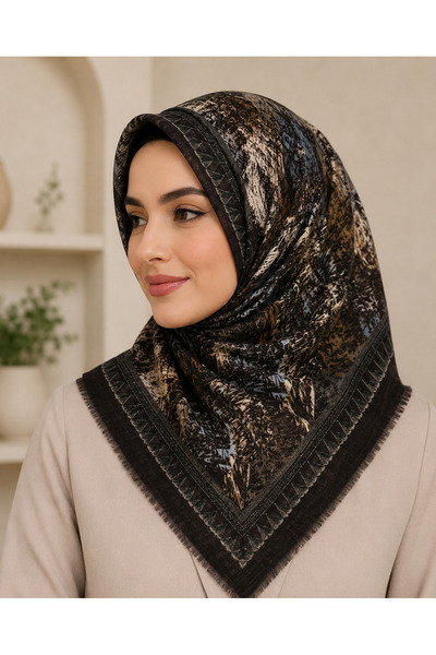 Butik Kaliteli Yüzde 95 Pamuk Eşarp Yazma