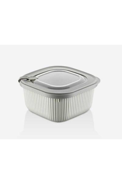 OEM Max Home Δοχείο Φαγητού Πλαστικό Τετράγωνο Σε 4 Χρώματα 1100ml LOCK &amp;...