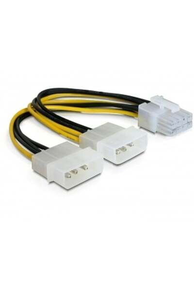 DELOCK ATX Stromadapter 2x 5.25" -> 8-pin (PCIe)
