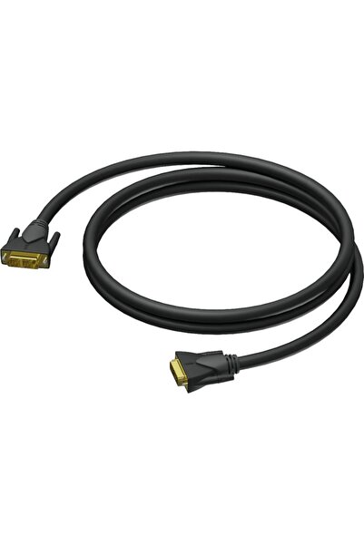 PROCAB Kabel DVI-D - DVI-D 1.5m czarny (CLV140/1.5)