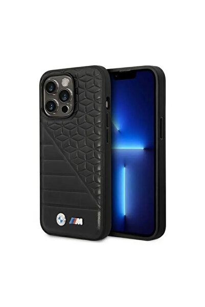 BMW Etui BMHCP14L22PMGK iPhone 14 Pro6,1" czarny/black Bi Pattern