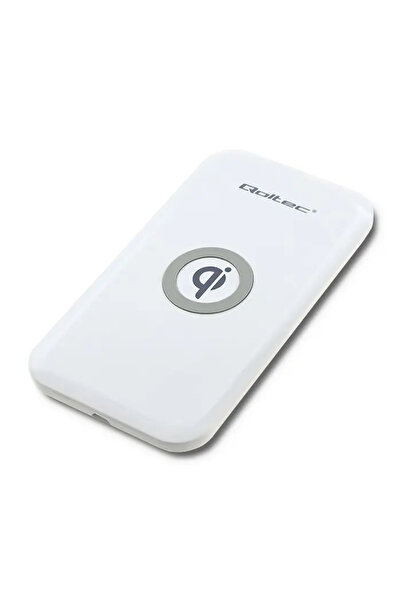 Qoltec Încărcător wireless prin inducție Qualcomm QuickCharge 3.0 10W Alb