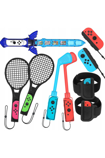 Jys Set de accesorii 9 în 1 pentru Joy-Con Nintendo Switch / Nintendo Switch ...