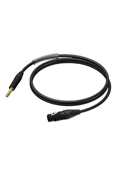 PROCAB Cablu Jack 3.5mm - XLR 1.5m negru (PRA723/1.5)