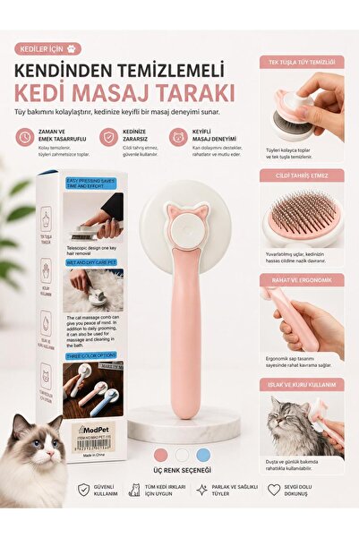 PREMİUM KEDİ VE KÖPEK FONKSİYONEL FIRÇA TARAK