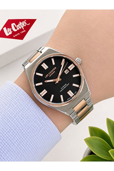 Lee Cooper Steel Cord Calendar Dial 50 Mt Water Resistant Special Design Men'...