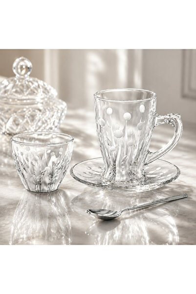 casa rosa Japanese Glass Tea and Coffee set of 48 pieces