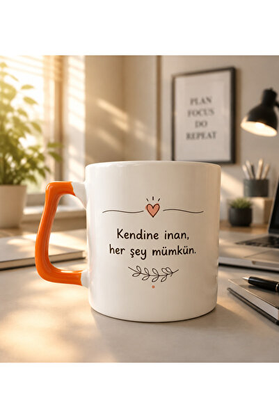 DKY Believe in Yourself Written Manifestation Mug