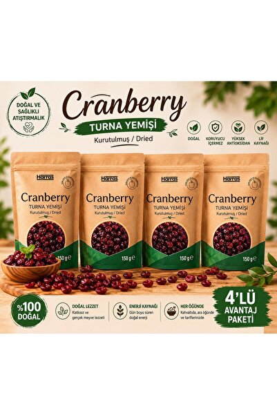 Harras Cranberry Turna Yemişi 4x150 g