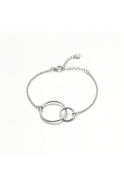 Oria Jewelry Brățară din argint 925 two rings