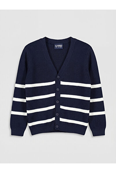 LC Waikiki RMZ GİYİM FARKİLYA V Dikim Cardigan tricotat pentru băieți