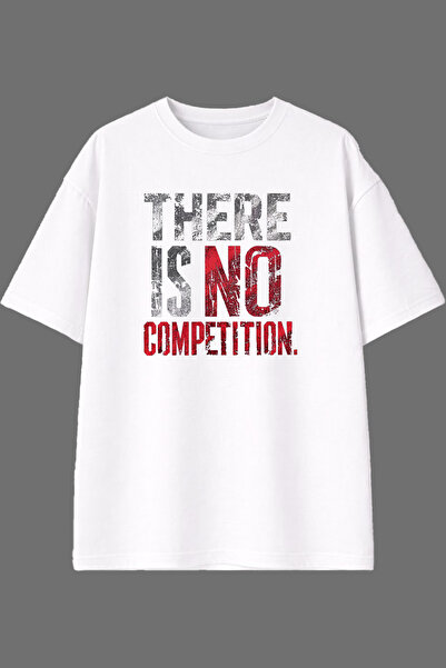 VSRN There Is No Design Pre-Printed White Oversize T-Shirt