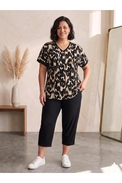 Vinola Plus Size Lycra Viscose Combed Cotton Fabric Suit
