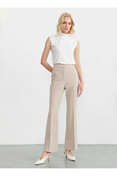Selen Ekru Kadın Pantolon 26YSL5582
