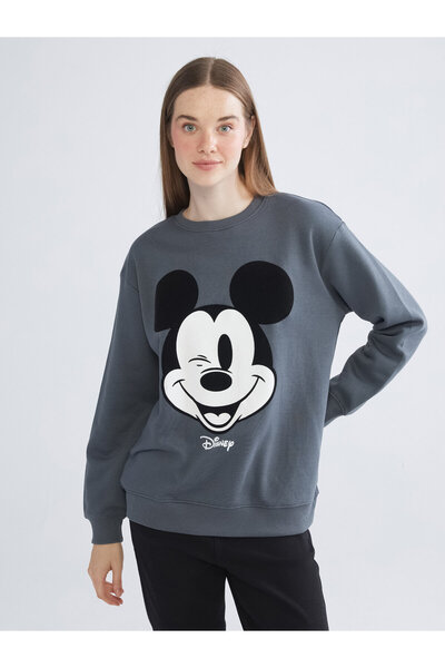 LC Waikiki Hanorac gros de damă cu imprimeu Mickey Mouse