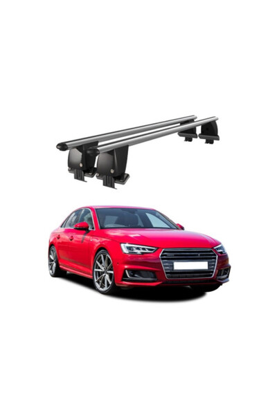 OEM Aluminum roof rack for audi a4 b9 8w 2015-2019, silver or black, black
