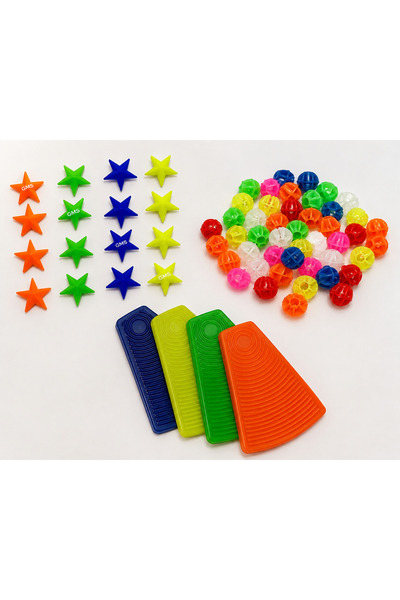 ArMotors Bisiklet Jant Süsü ( Palet - Boncuk - Yıldız ) Set Halinde
