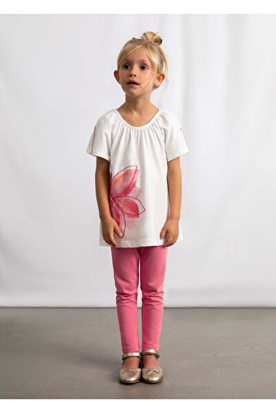 MAYORAL Girl's Combed Cotton Tights Set Pink