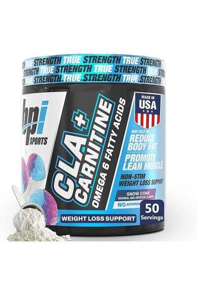 BPI SPORTS CLA + كارنيتين أوميغا 6 أحماض دهنية بنكهة مخروط الثلج 350 جرام - د...